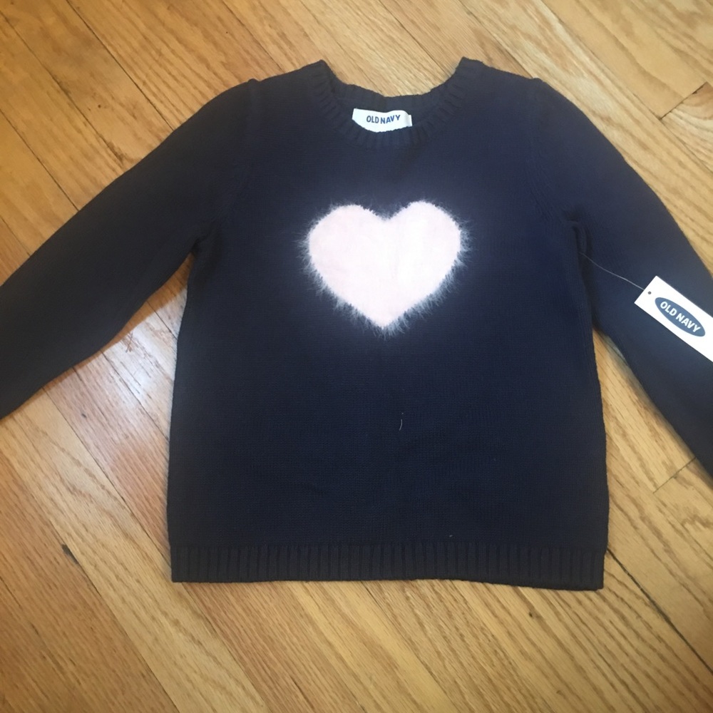 Cute cotton heart sweater